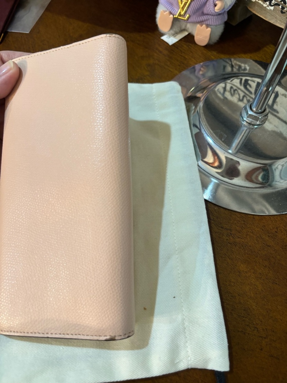 FENDI authentic pink nude leather long Continental wallet - Picture 11 of 11